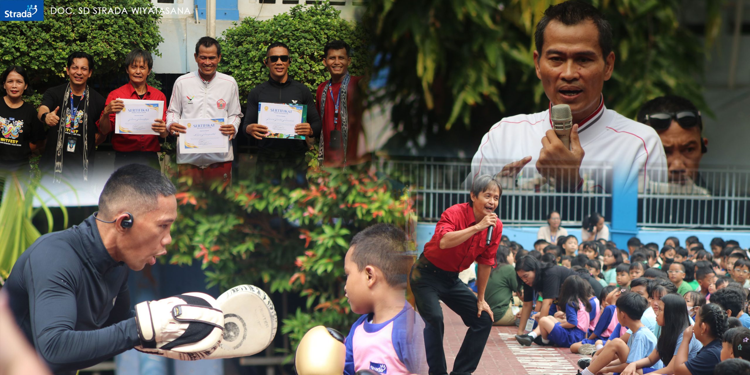 Appreciation Day & Motivation Day SD Strada Wiyatasana Hadirkan Atlet Tinju, MMA, dan Taekwondo untuk Menginspirasi Generasi Muda