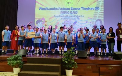 Paduan Suara SD Strada Wiyatasana Raih Juara 1 SeDekanat dan Harapan 3 di Lomba MPK KAJ