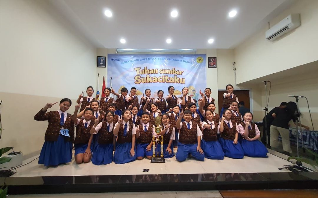 Paduan Suara SD Strada Wiyatasana Raih Juara 1 SeDekanat dan Harapan 3 di Lomba MPK KAJ